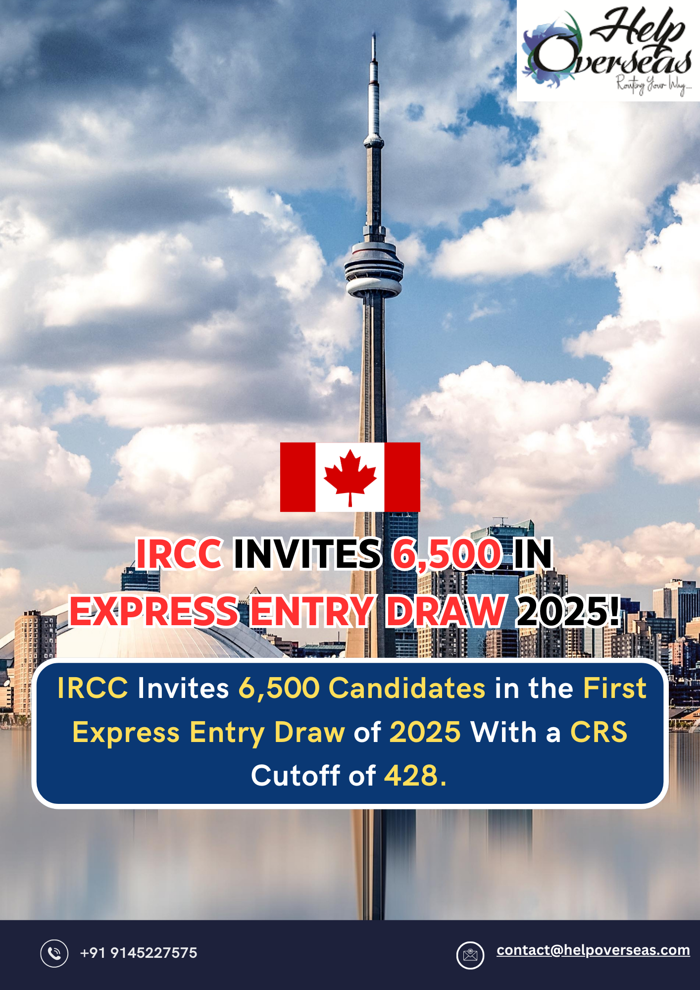 IRCC Invites 6,500 in Canada Express Entry 2025